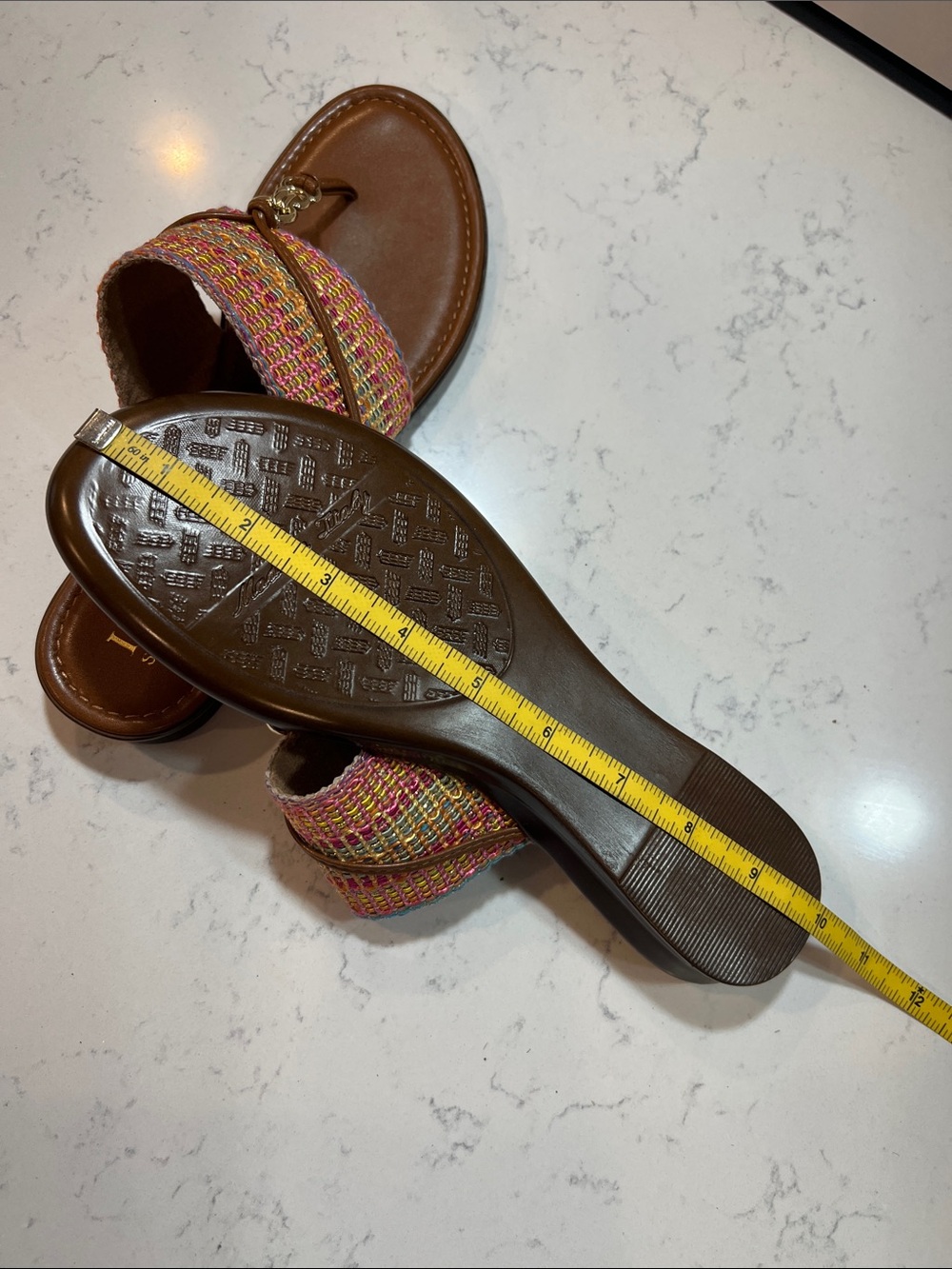 Italian Shoemakers Multicolored Camy Sandal Size 8 - Picture 15 of 16